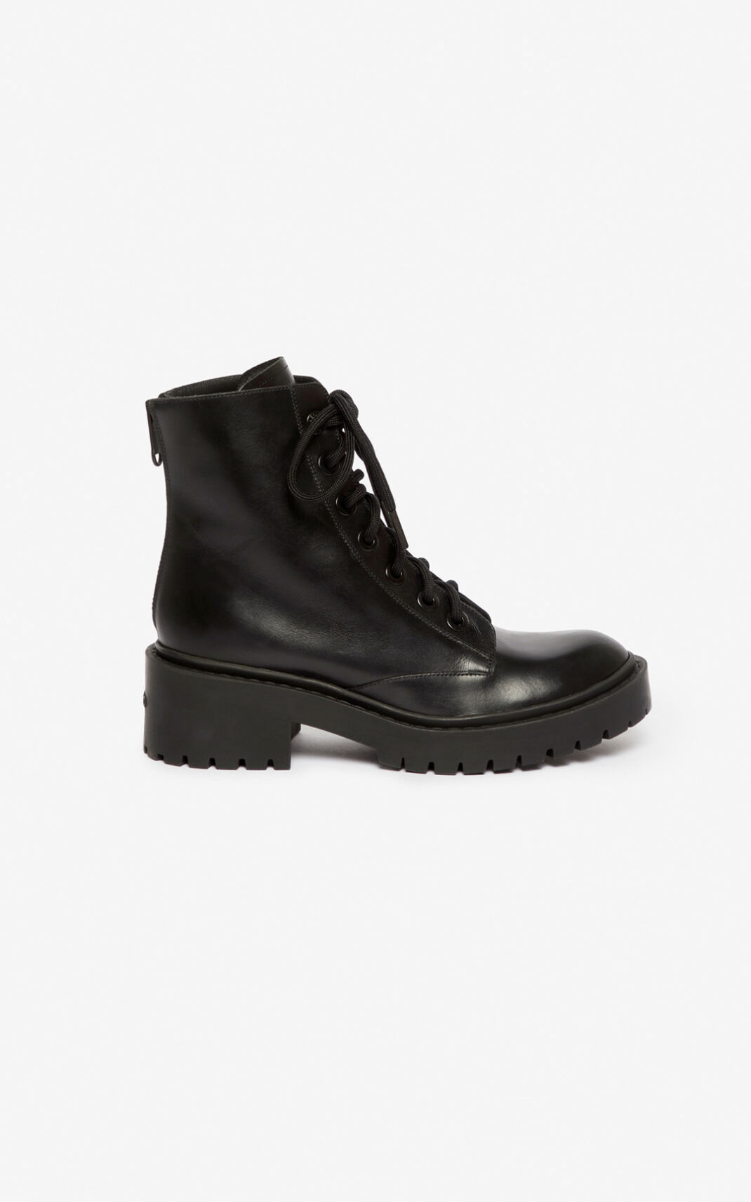 Kenzo Pike Boots Black For Womens 7694KZAXU